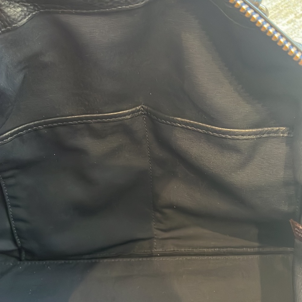 Like New navy blue Coach convertible purse. - Picture 6 of 7